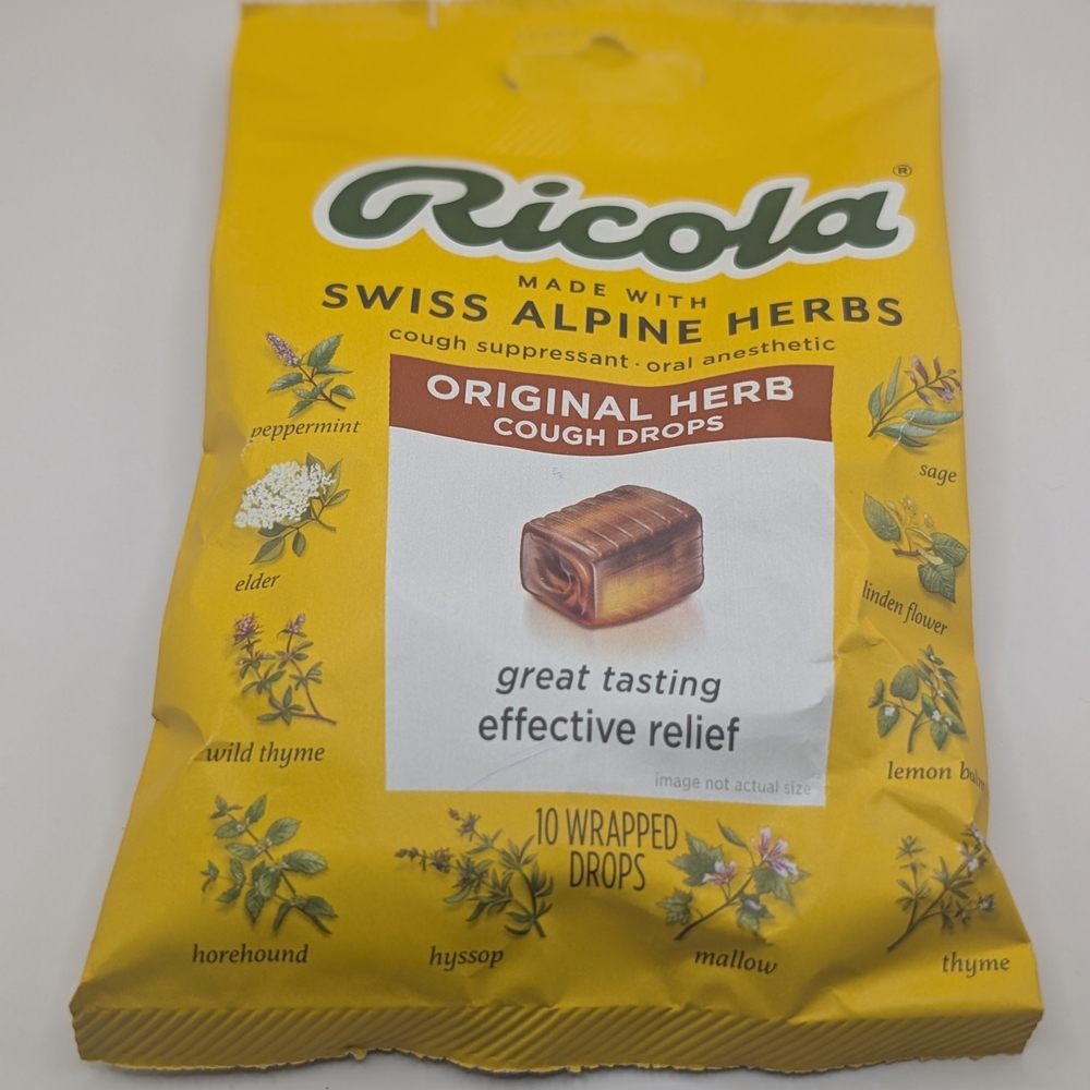 New! Ricola Original Herb Cough Drops